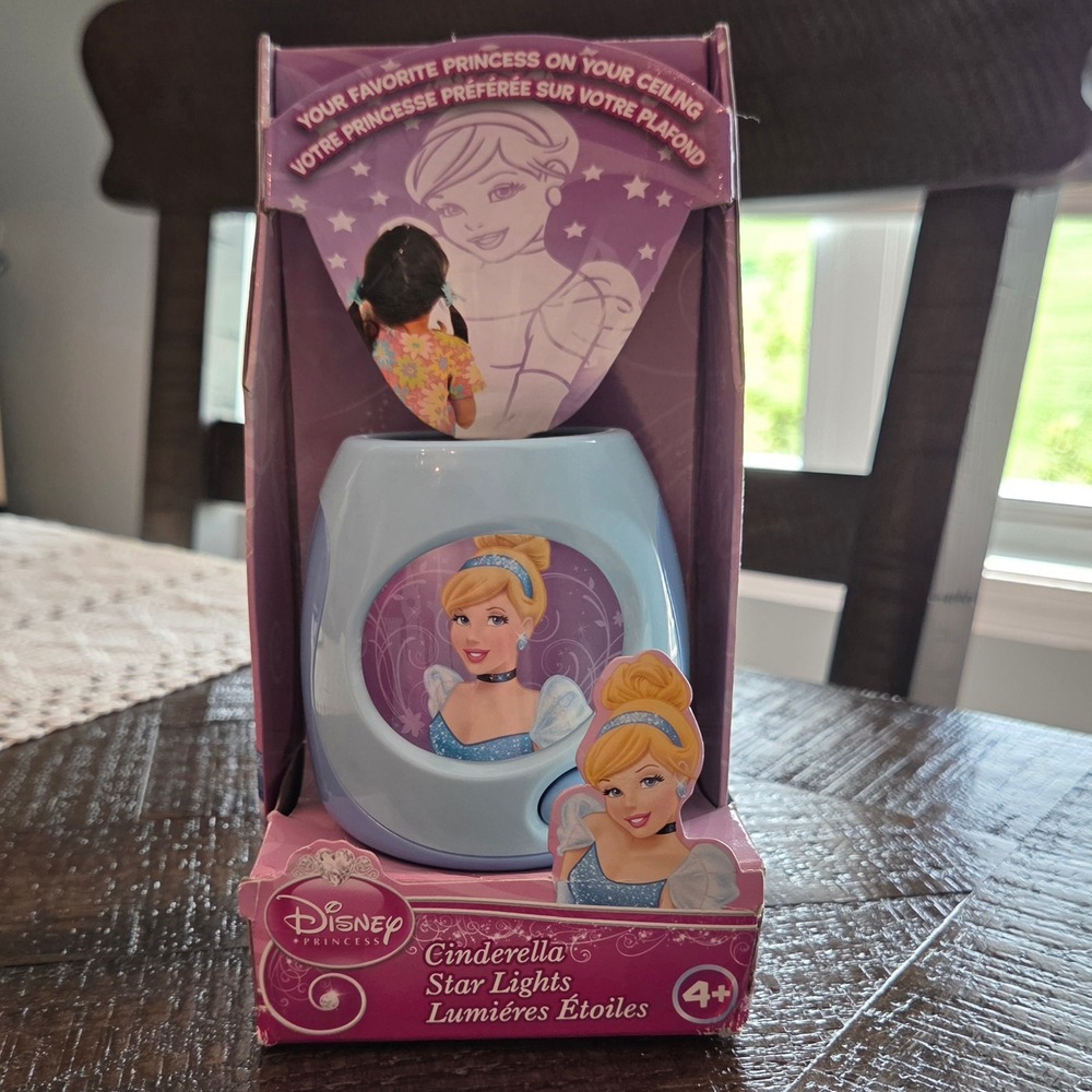 Disney Princess Cinderella Star Lights Ceiling Wall Projector Light 13 Blip Toys